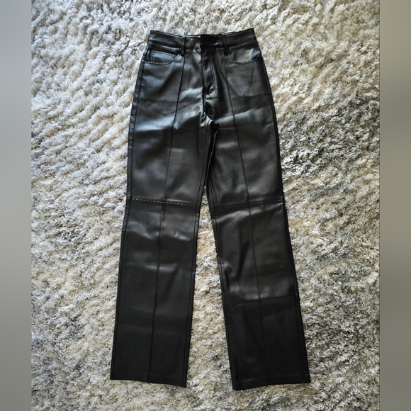 Mango "leather" pants - Picture 1 of 3